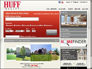 Web site www.huff.com, Huff Realty