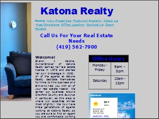 Web site www.katona.com, Katona Realty