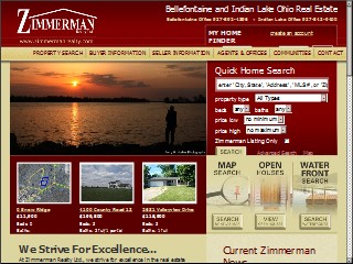 Web site www.zimmermanrealty.com, Zimmerman Realty LTD
